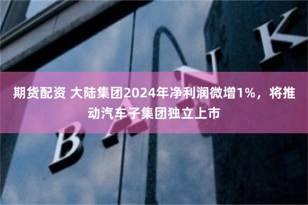 期货配资 大陆集团2024年净利润微增1%，将推动汽车子集团独立上市